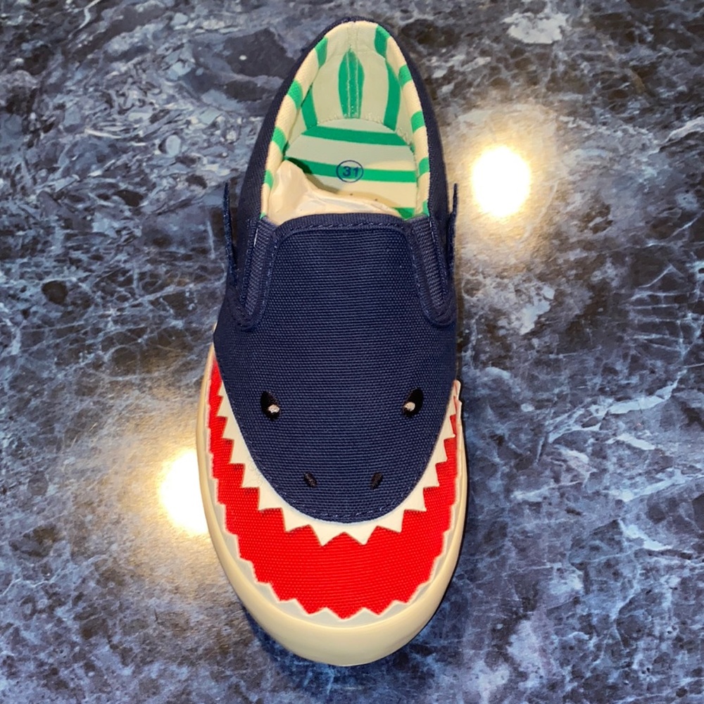 Never Worn Toddler Slip-On Shark Shoes